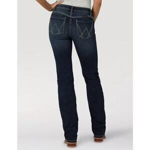 Wrangler Shiloh 26x36 Dark Wash Low Rise Bootcut Ultimate Riding Jeans 112336748